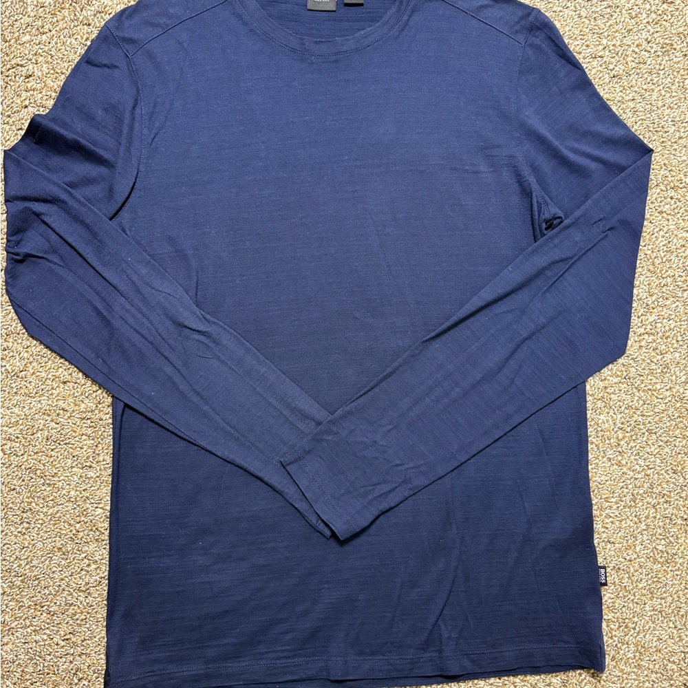 Boss Deep Blue Long Sleeve Tee